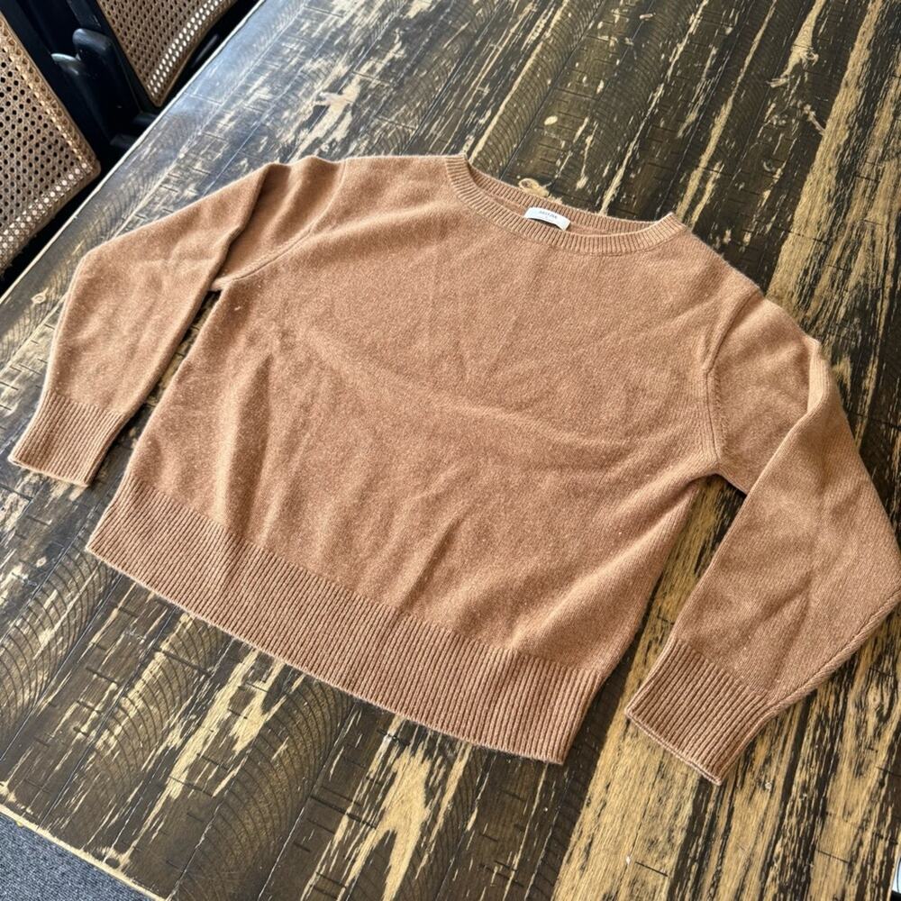 Aritzia - Cashmere Camel Cardigan Sweater – Size Small